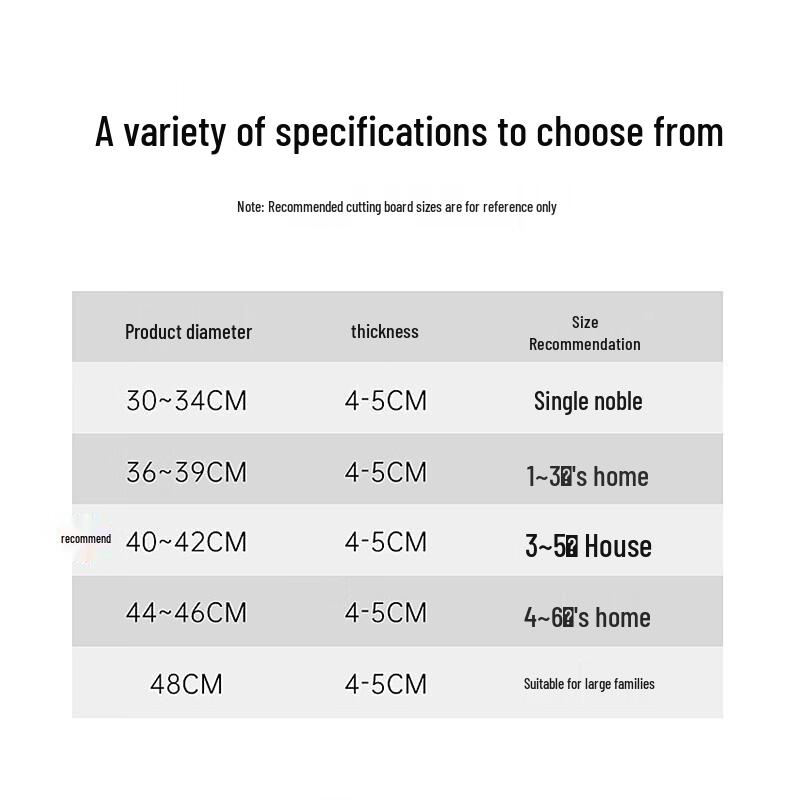 קרש חיתוך מעץ מלא אירונווד של ליג'יה