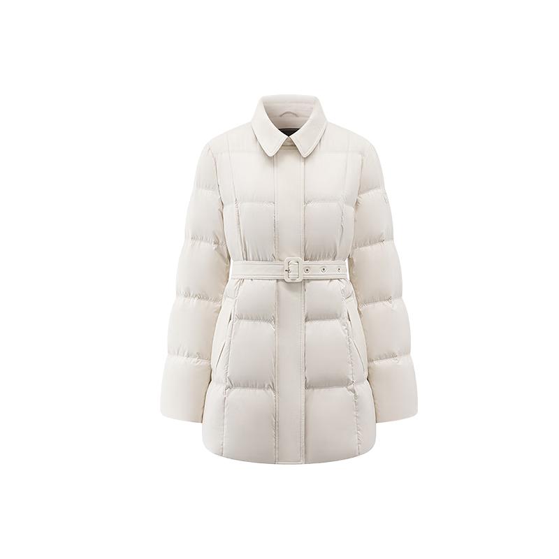 

Aililaiyi Women s Short Goose Down Detachable Cape Trench Jacket M