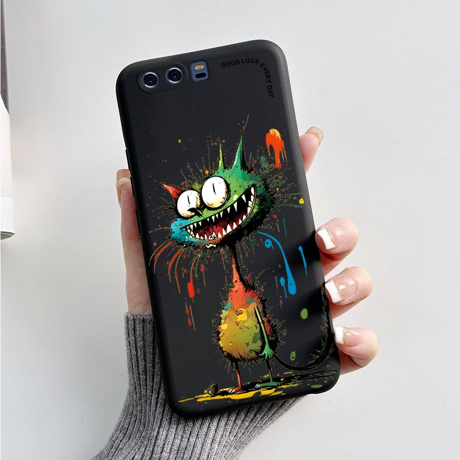 Silicone Back Cover for Huawei P10 Plus Soft Cute Rabbit Panda TPU Bumper Protective Phone Case HuaweiP10 P10Plus Fundas Housing
