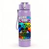 1PC Another Brother Game Controller 750ml Color Plastic Sports Water Bottle Leakproof Flip Straw Lid Suitable for Sports Office Home Use