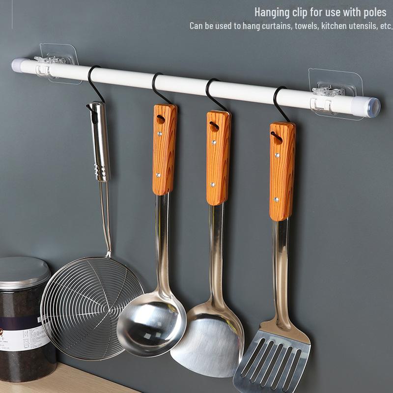 Transparent Adhesive Hook: Nail-Free, Strong Hold, Traceless, Snap-On Suction Hook