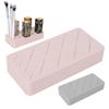 12 Slot Lipstick Holder Organizer Silicone Makeup Cosmetic Display Stand for Nail Polish Eyebrow Pen