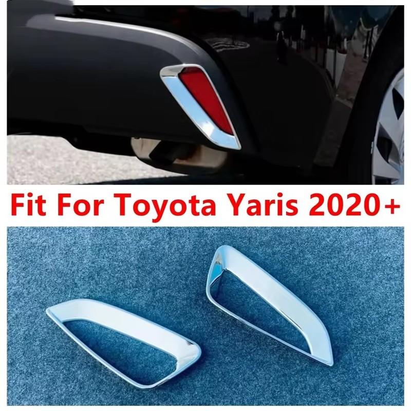 Für Toyota Yaris XP210   -2025 Für Mazda 2 Nebelschlussleuchte Lampenrahmen Abdeckung ABS Chrom Auto Zierleisten Zubehör