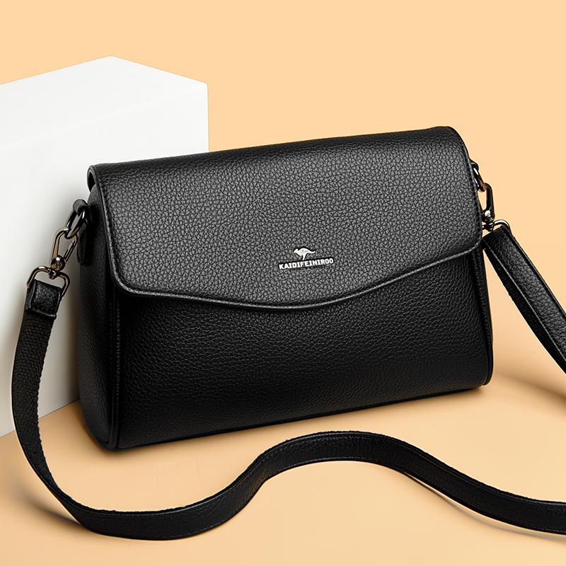 Damskie torebki na ramię ze skóry PU  prosty design  retro  torebka pod pachę  modne  luksusowe  mała klapka  crossbody  Damska torba na zakupy  nowa