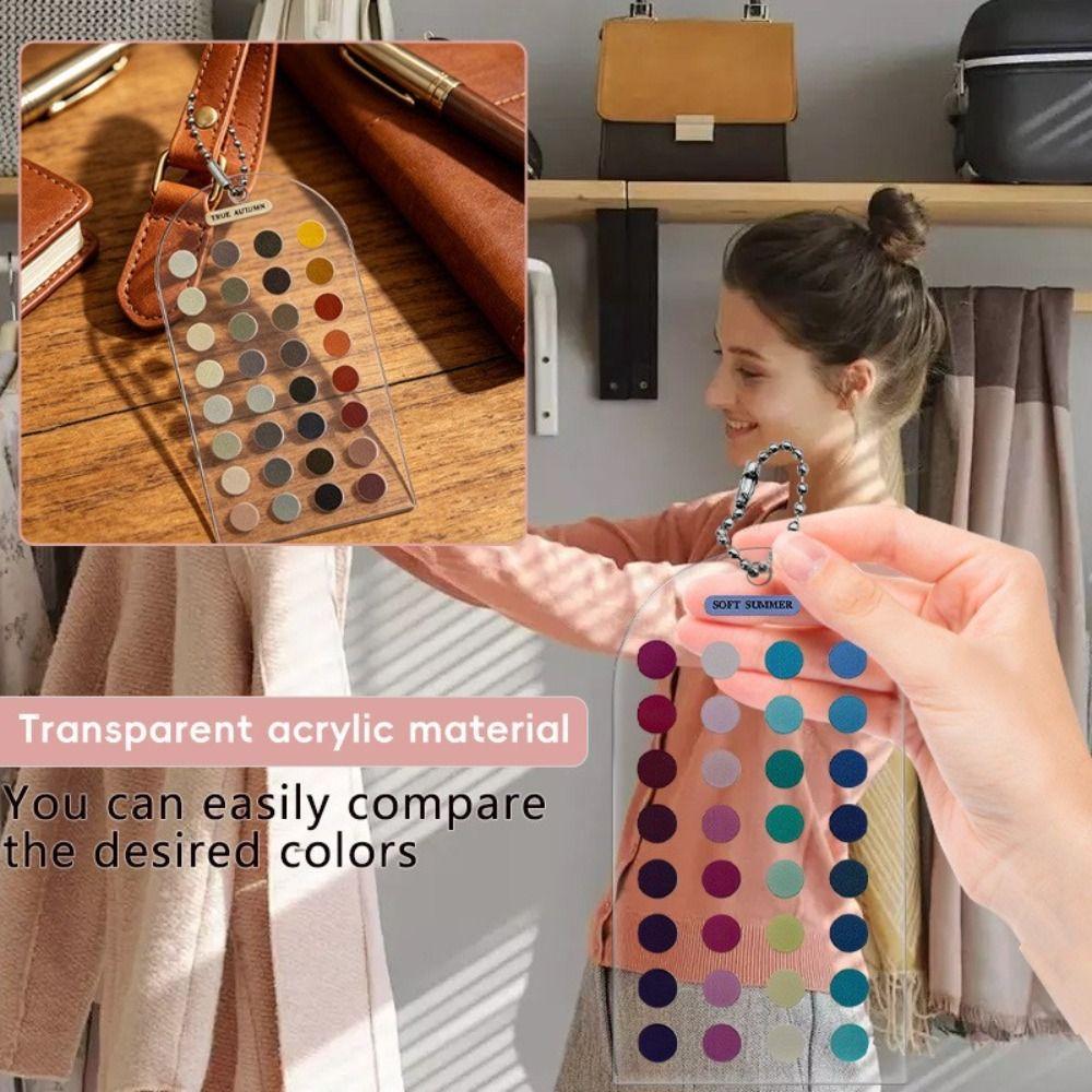 Double-sided Color Palette Cards Color Analysis Summer Color Cards  Personal Color Analysis