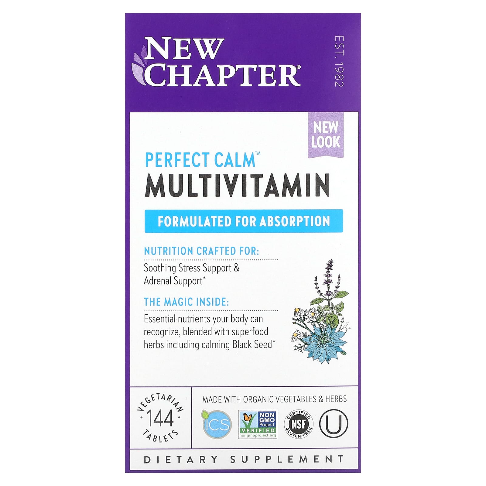 

Perfect Calm Multivitamin, Veggie Tablets 144 Tablets