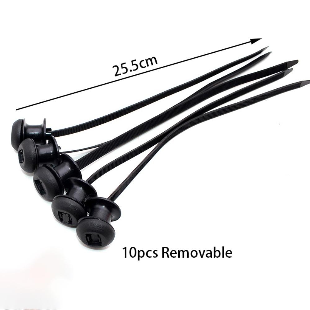 20/50100Pcs Multipurpose Heavy Duty Nylon Zip Ties Nylon Buckle Tie Holder  Car Daily Repair