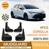 For Toyota Corolla US Version To Car Mud Flaps Mudguards Splash Wheel Guards Mudflap Baffle Fender Accessories