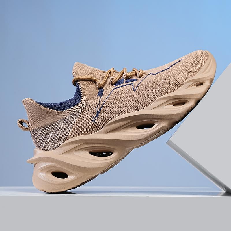 Men Flyknit Running Shoes Sneakers Male Tenis Luxury Designer Mesh Breathable Casual Fashion Blade Cushioning for Men