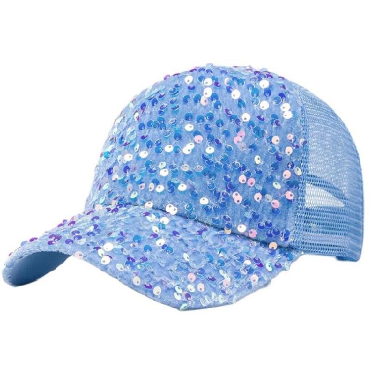 Sequined Baseball Hat for Girls Boys Breathable Sports Hat For Outdoor Activity Fashion Photo Props