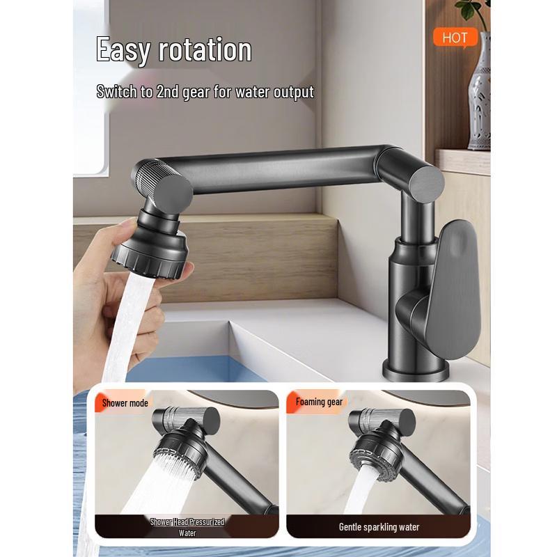 TLXT Robotic Arm Style Basin Faucet