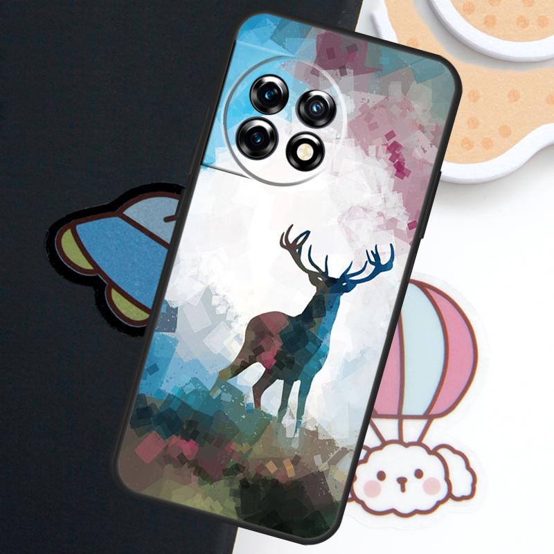 Deer Case For OnePlus Nord N20 N30 CE 5 3 4 Lite OnePlus 15 13 12 11 10 Pro 10T 13T 13R 15R Cover
