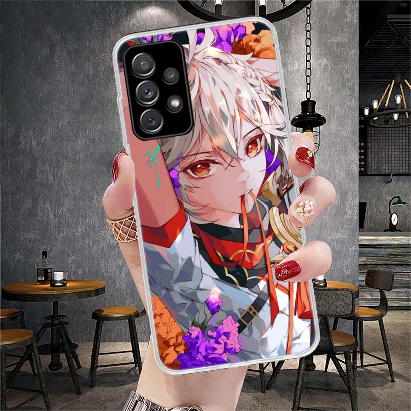 

Genshin Impact Raiden Shogun Baal Soft Phone Case For Samsung Galaxy A12 A22 A32 A52 A72 A02S A51 A50S A71 A70 A31 A20S Note 20 Samsung A71 4G