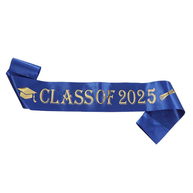 European Class of 2026 Glitter Graduation Ceremony Sash