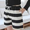 New Arrivals Open Run Stripe Pants Banding Bowtie Shorts