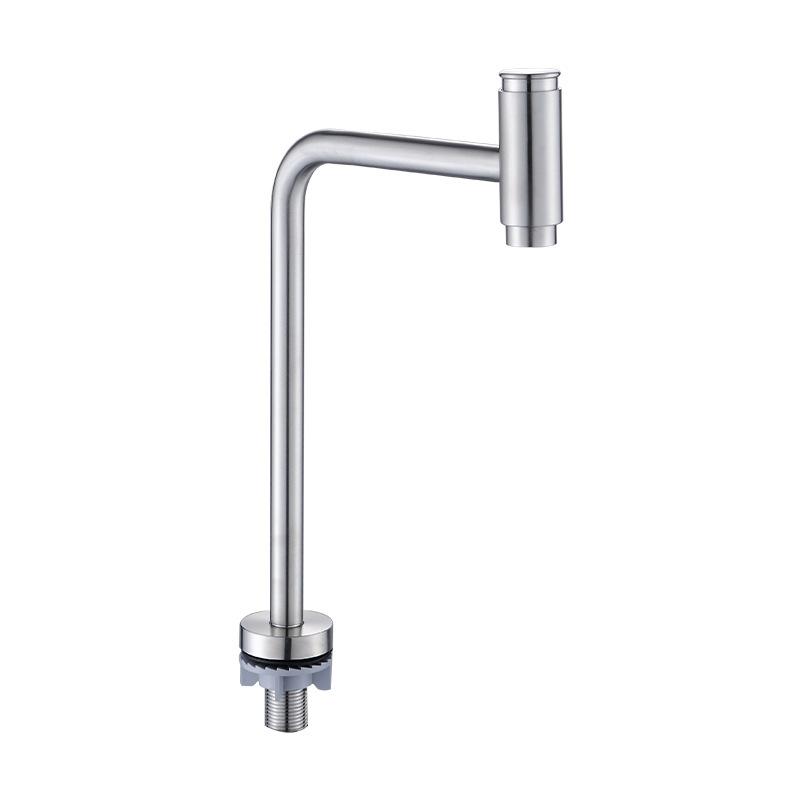 304 Stainless Steel Kitchen Single Cooling Vertical Faucet, Vegetable Washing Basin Sink, Hand Washing Basin, Single Faucet