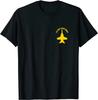 FA18 EF Super Hornet Jagdbomber auf Vorder- und Rückseite T-Shirt Kurzarm Lässig Baumwolle Rundhals Herren T-Shirt