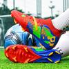 Purple Football Shoes for Men And Women Professional Soccer Cleats Training Shoes for Outdoor Artificial Grass