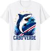 Kap Verde Flagge Hai Kap Verdeanische Wurzeln Cabo Verde T-Shirt