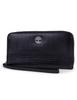 Timberland Women's Leather RFID Zip-Around Wallet Clutch with Wristlet Strap, Black (Lizard), One Size, Free Size