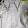 Chiffon Blouse Women Long Sleeve Embroidered Elegant French Top Light  Style Tops