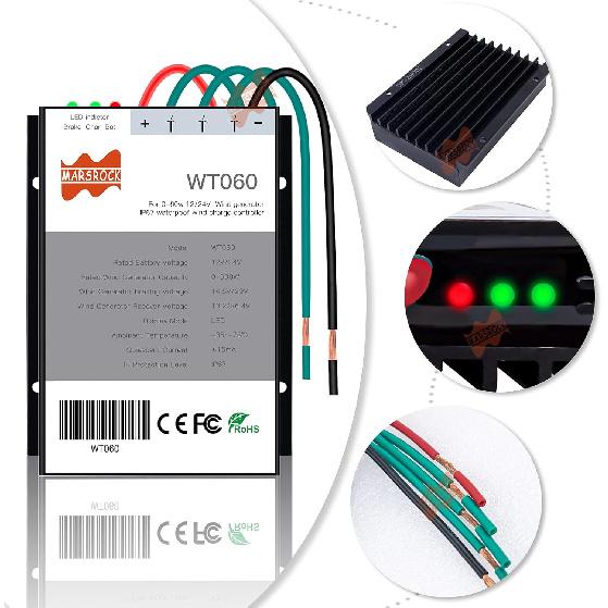 400Watt 500Watt 600Watt Wind Turbine Generator Controller IP67 Waterproof 12V/24V Automatic Controller AC to DC