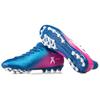 Adidas X 16.3 Sports Comfort AG (Rubber Short Studs) Non-Slip Wear-Resistant Soccer Shoes Men Soccer Shoes Blue Pink BB5661