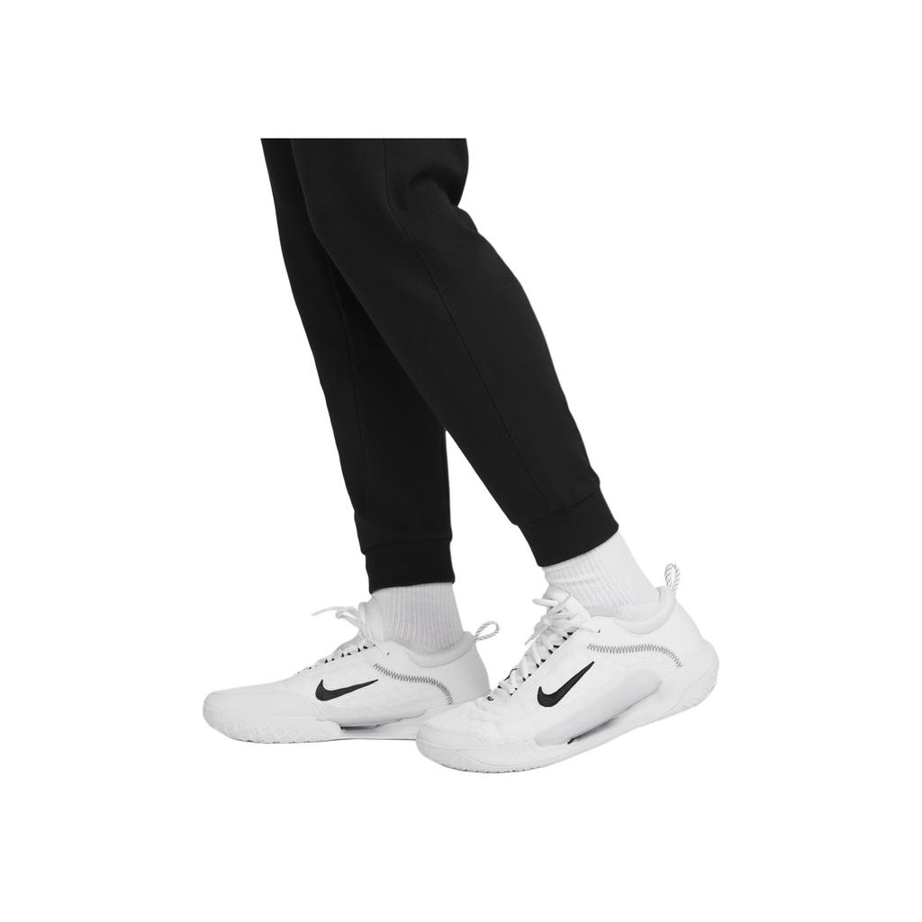 Nike FW22 Solid Color Mid-Waist Joggers Men Bottoms Black DQ4588-010