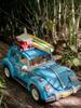 1167 piezas Bloques de Construcción Modelo de Coche Furgoneta Escarabajo Azul Técnico Set de Vehículos Creativos de Ciudad Juguetes Ladrillos Para Niño Niños Regalo de Navidad