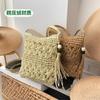 Handwoven Single Shoulder Versatile Literary Hollow Niche Fringed Mobile Phone Bag High Value Crossbody