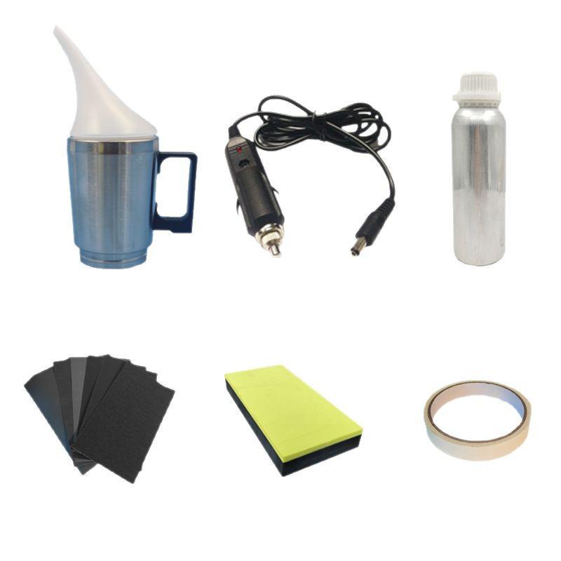 Car Headlight Refurbishing Kit with Liquid Atomizing Cup