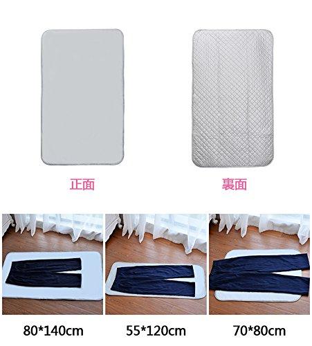 IKENOKOI Ironing Mat, Foldable, Cotton, Heat-Resistant, Easy to Store, Double-Sided Use (80*140cm)