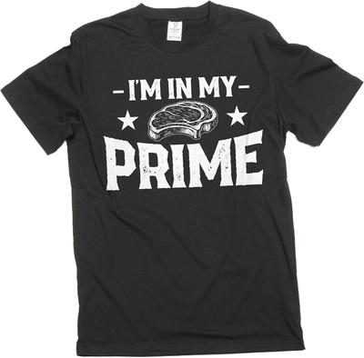 Men's I Am In My Prime T-Shirt Father's Day Humorous Tee Birthday Tee