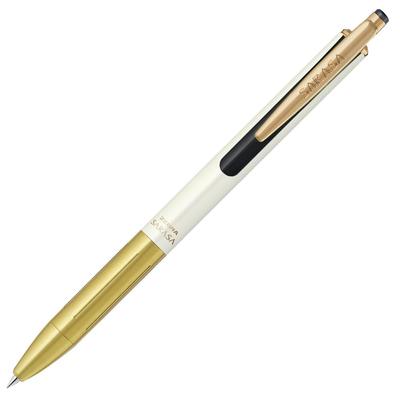 Zebra Sarasa Grand Gel Ballpoint 20th Anniversary White Gold Black Pen, Model, 0.5mm, Barrel, Ink, P-JJ56-20TH-WGO