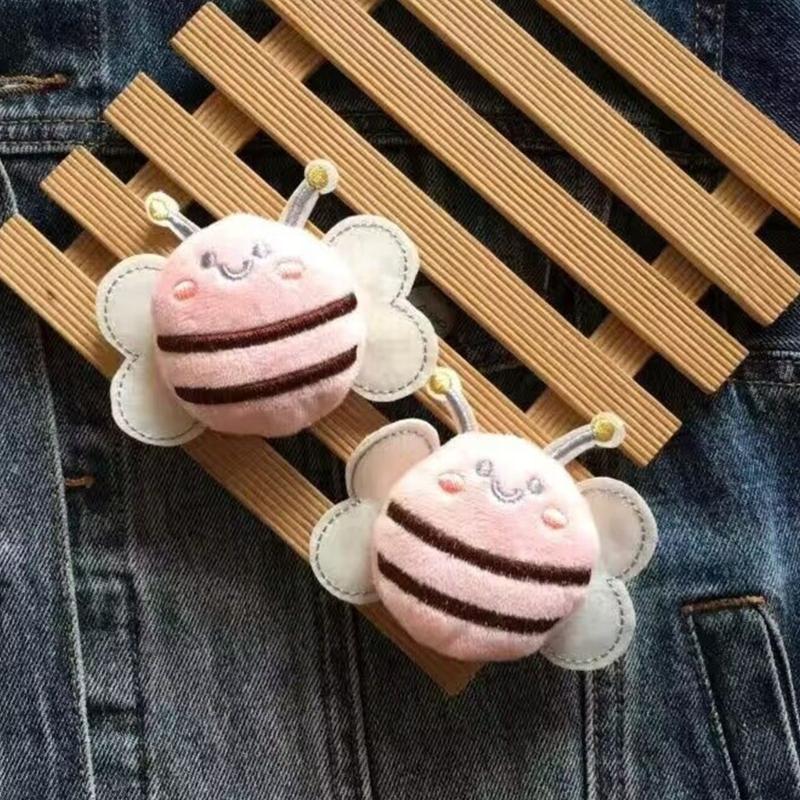 Cartoon Animal Plush Hair Clip Girl Cute Brooch Lady Hair Styling Accessories for Thin Hair Korean Style Headdress