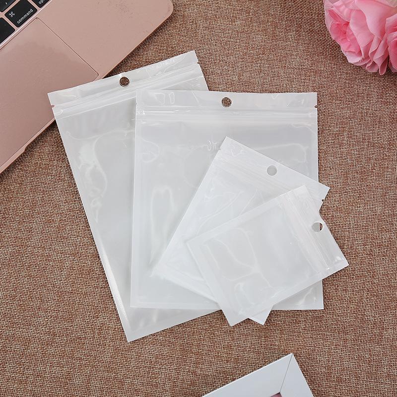 Pearlescent Yin & Yang Film Self-Sealing Bags for Jewelry Packaging