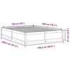 VidaXL Bed Frames White 160x200 Cm Solid Pine Wood, Bedroom Furniture, Bed Base, Wooden Bed, Bed, Double Bed 3282370