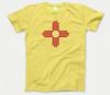 Unisex Shirt Cotton Oversize Large Size New Mexico State Flag T Shirt 703 Zia Santa Fe Albuquerque Arizona America Texas