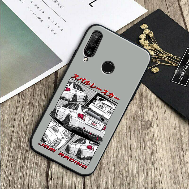 

Sports Car JDM Drift For Huawei Nova 7i 3i 8i 11 12i 10 9 SE Y60 Y61 Y70 Y72 Y73 Y90 Y91 P20 P30 Pro P40 Lite Case Huawei P60 Pro