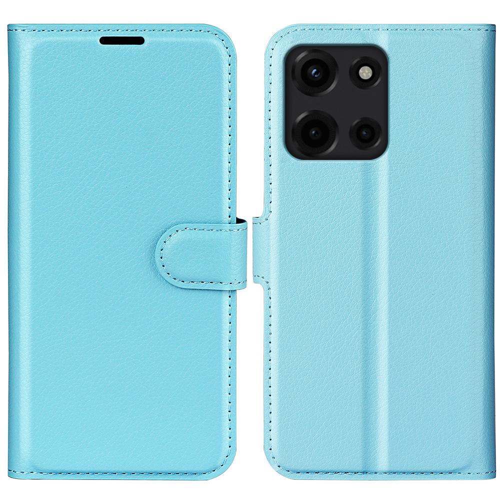 For Motorola Moto G 5G (2025) Case Litchi Texture Shockproof Leather Wallet Phone Cover