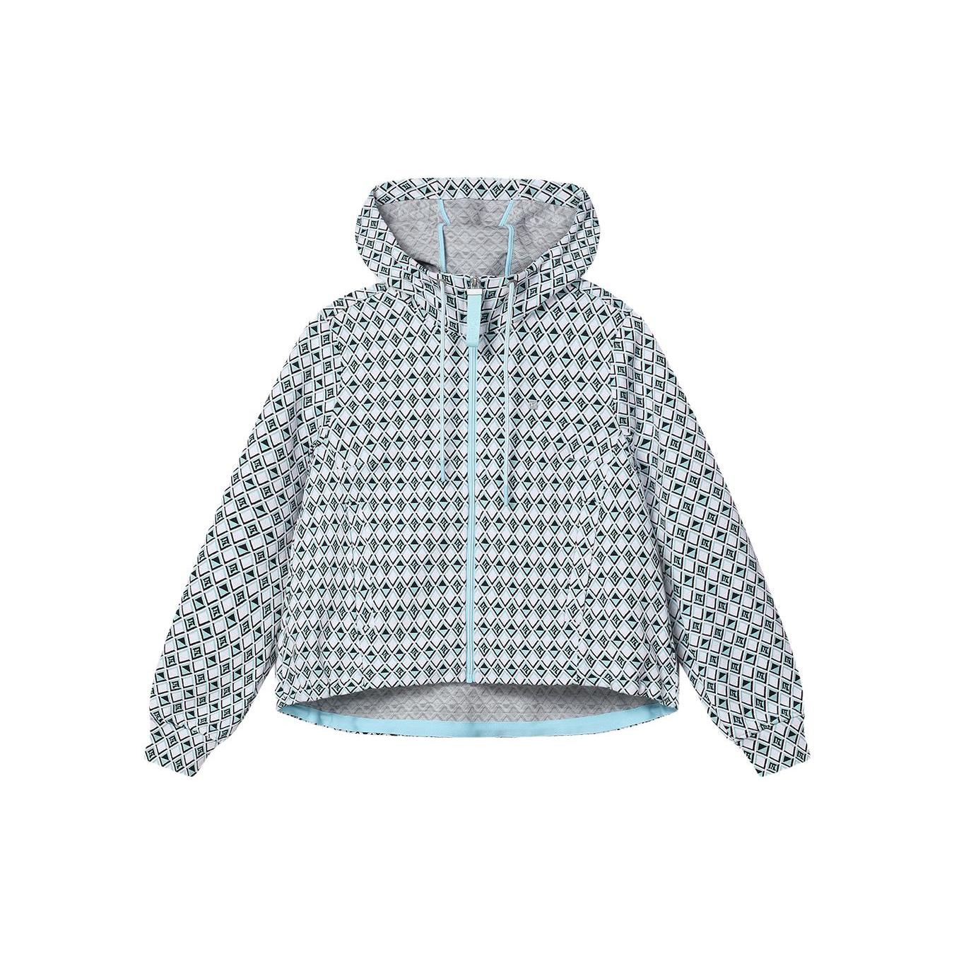 

New FILA EMERALD Jacket Women s All Over Print F11W414502F-ZA S