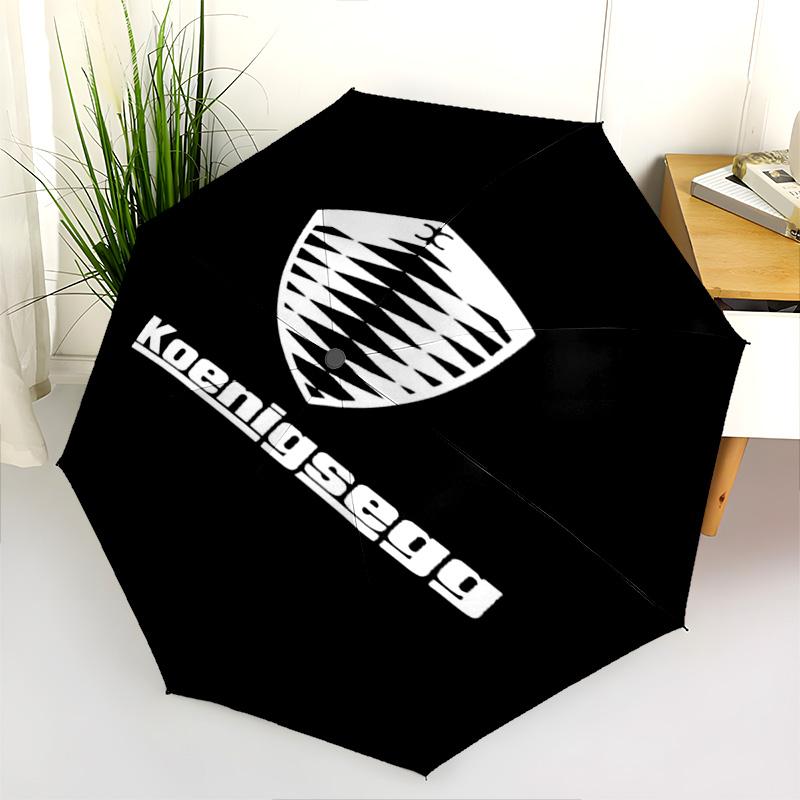 Koenigsegg: Precision Motion Folding umbrella 8 paraphenoid bones Suitable for all seasons Umbrella Three folds Umbrella