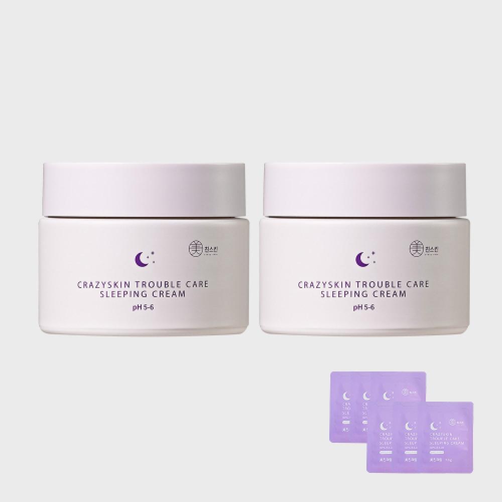 Crazyskin Ночной крем для проблемной кожи Улучшенный 50 г 2 шт. 6 Бесплатных пробников NONE