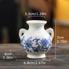 Decorations Antique Shelves Blue and White Porcelain Collect Ornaments Tabletops Ceramics Gift Small Vases Chinese Style 1PC