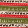 Linen Snowflake Elk Cotton Canvas Christmas Tablecloth Curtains