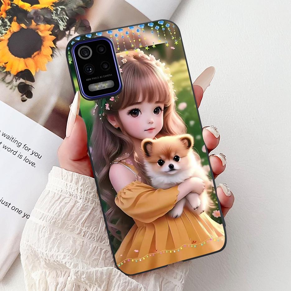 For LG K52 K62 2020 Case LM-K520 LM-K525 Stylish Love Heart Painted Cover Soft TPU Phone Case For LG K62 K 52 LGK52 LGK62 Fundas
