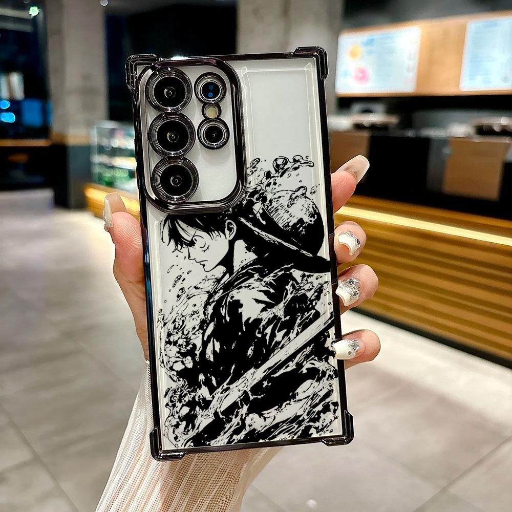 One Pieces Adventure King Luffy Coque For Galaxy S26Ultra Phone Case For Samsung S26 S25 S24 S23 S21 Ultra S20 FE S25 Plus Cover