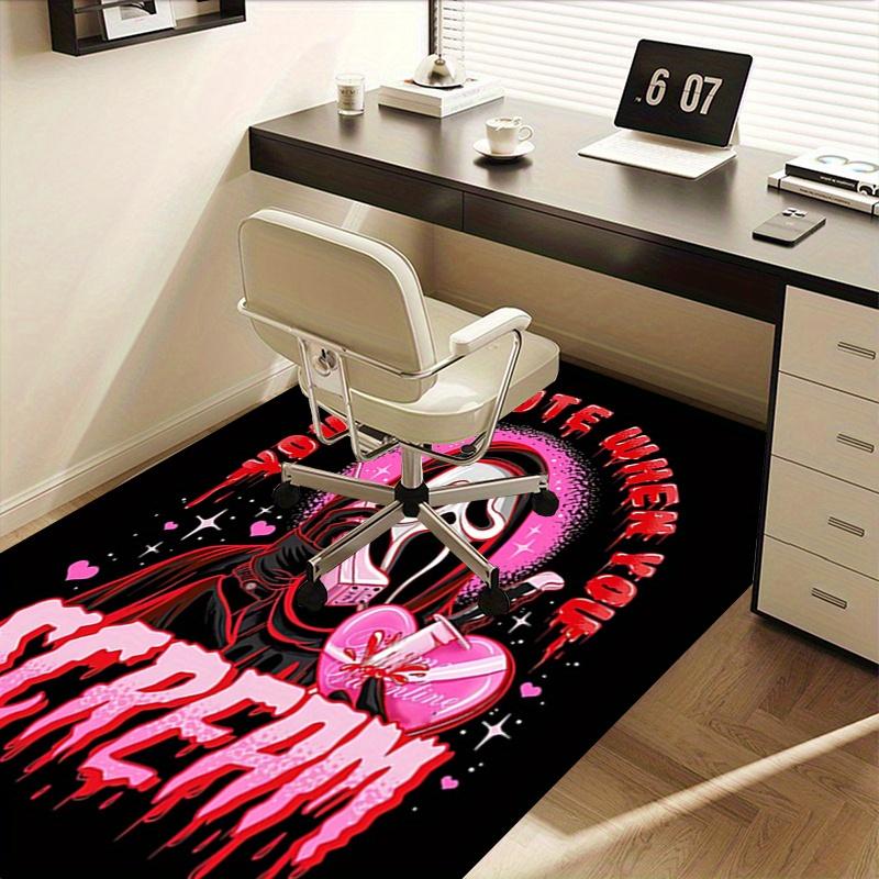 1 sztuka Krzyk, Walentynki, Horror Biurowy Dywanik Miękki Poliester Dywanik Wejściowy Zmywalny Antypoślizgowy Maszynowo W