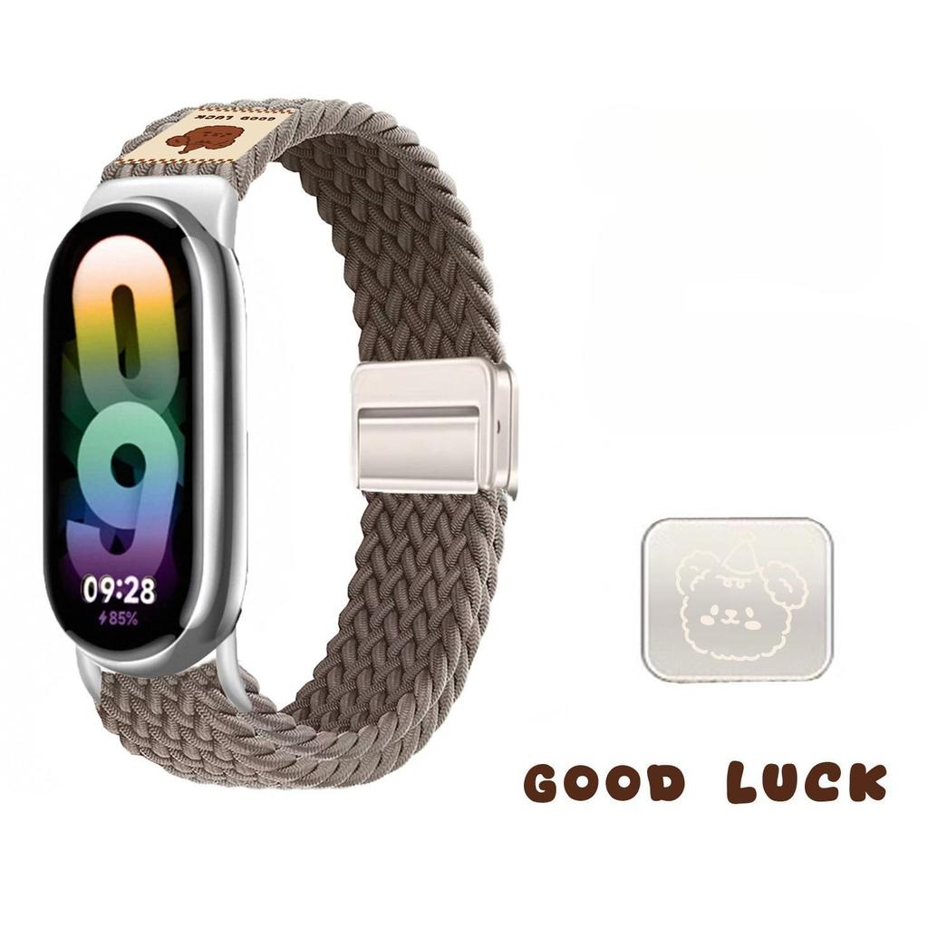 Nylon Strap for Xiaomi Mi Band 10/9/8 High Quality Breathable Sports Adjustable Wristband for Mi Band 10 9 NFC Replace Watchband