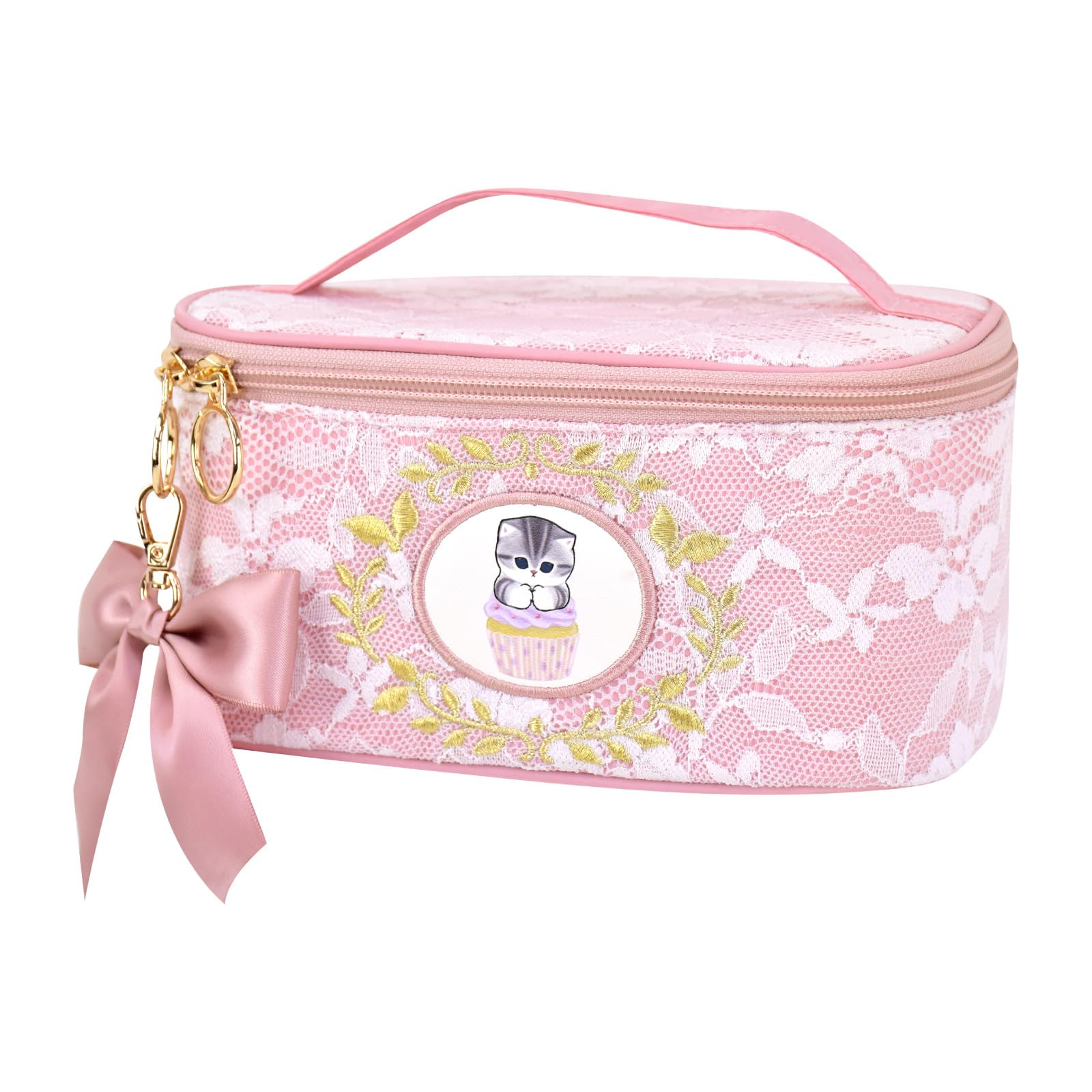 

Mofusand0020 Розовый косметический столик для макияжа Чехол для мелочей Идеально подходит для и Милый персонаж (MFS-354) - Кошелек, Кошелек, Женщины, Поездки на работу, Школа, Путешествия, Взрослые.